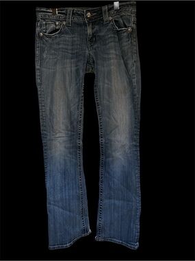Miss Me Women's Dark Faded Blue Bootcut Jeans